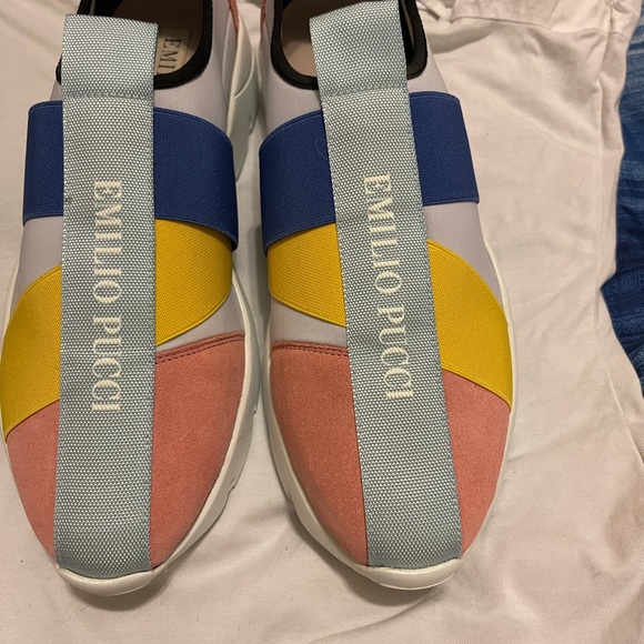 Emilio Pucci Strap Detail Sneaker - Picture 2 of 6